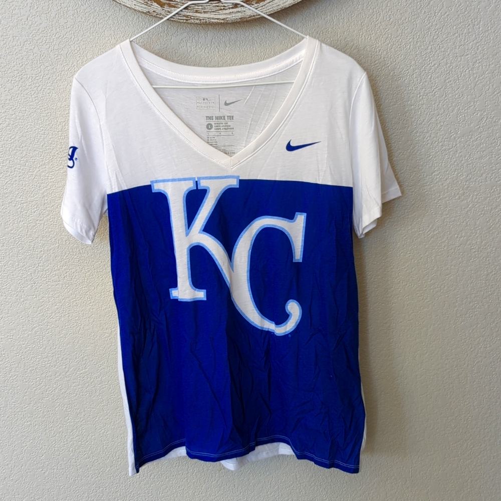 Nike Kansas City ROYALS T-shirt, Size Large